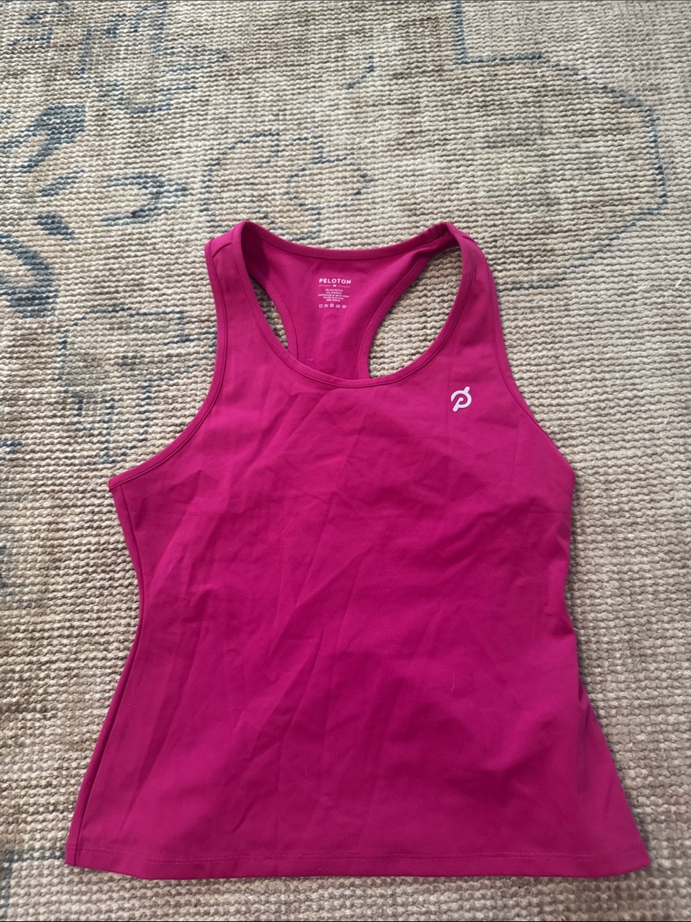 Peloton Women's Fuchsia Racerback Performance Tank